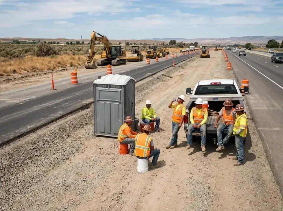 highway-road-construction-crew-007 — frequently asked questions, Porta Potty and Restroom Rentals in Hammond, WI